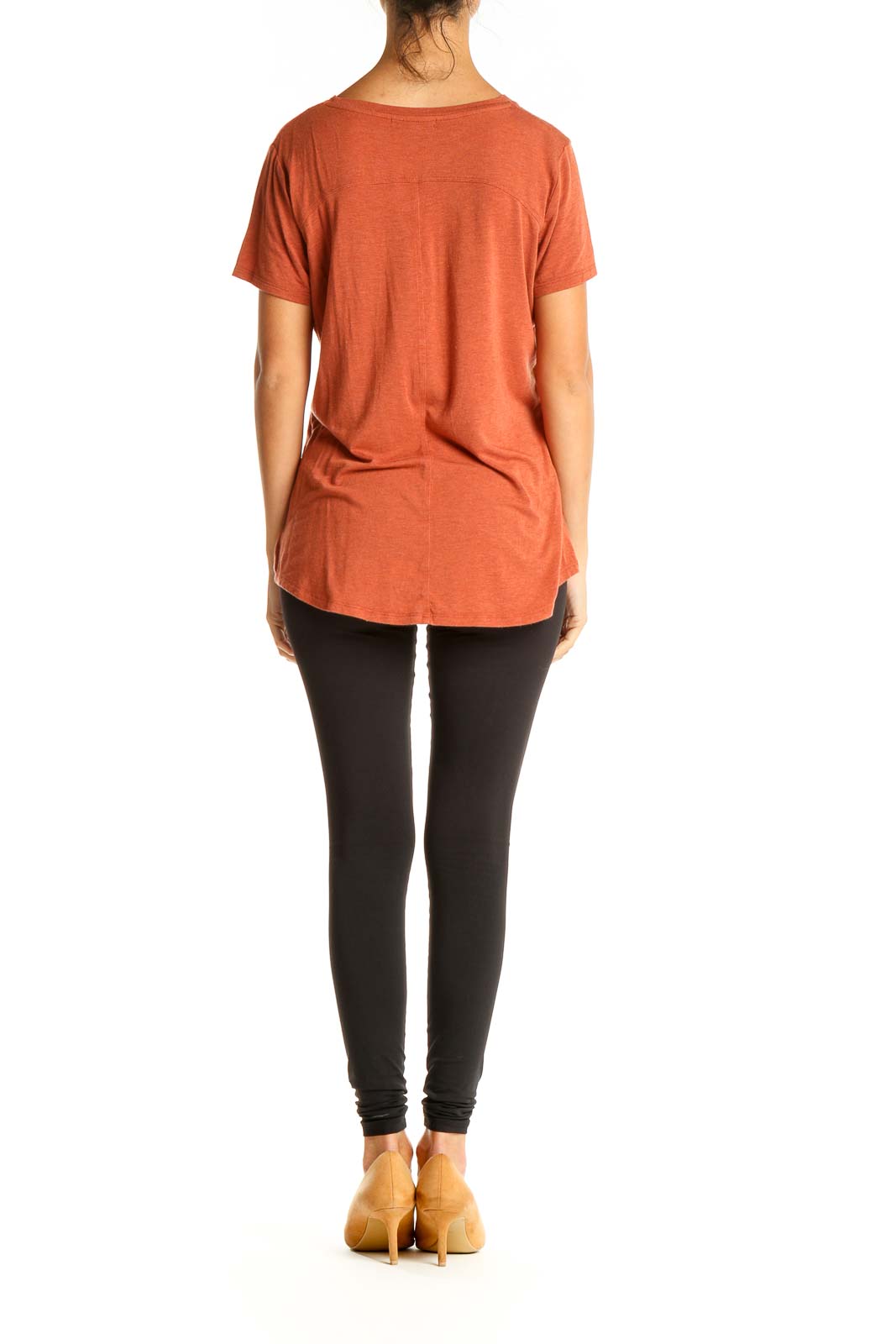 Orange All Day Wear T-Shirt