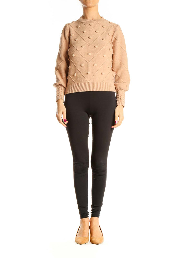 Beige All Day Wear Top