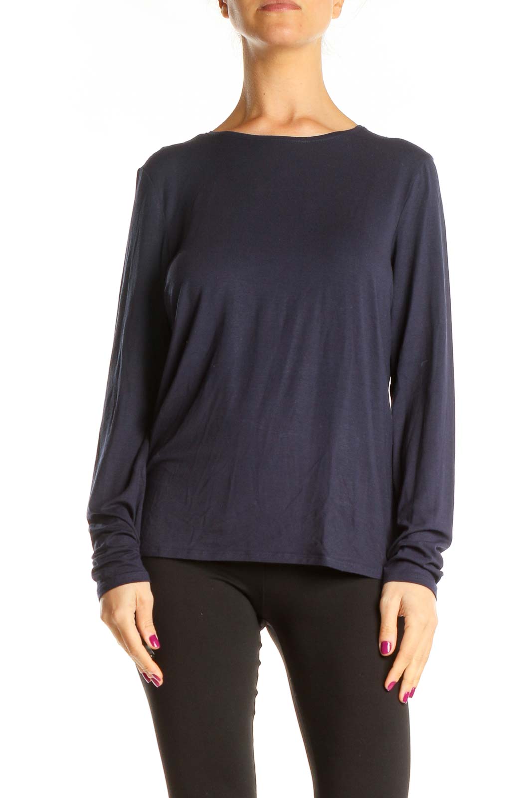 Blue Casual Top