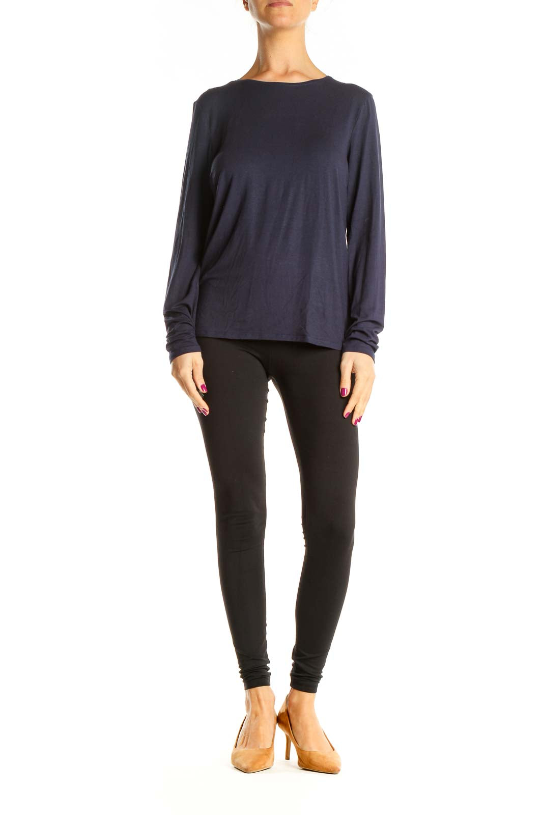 Blue Casual Top