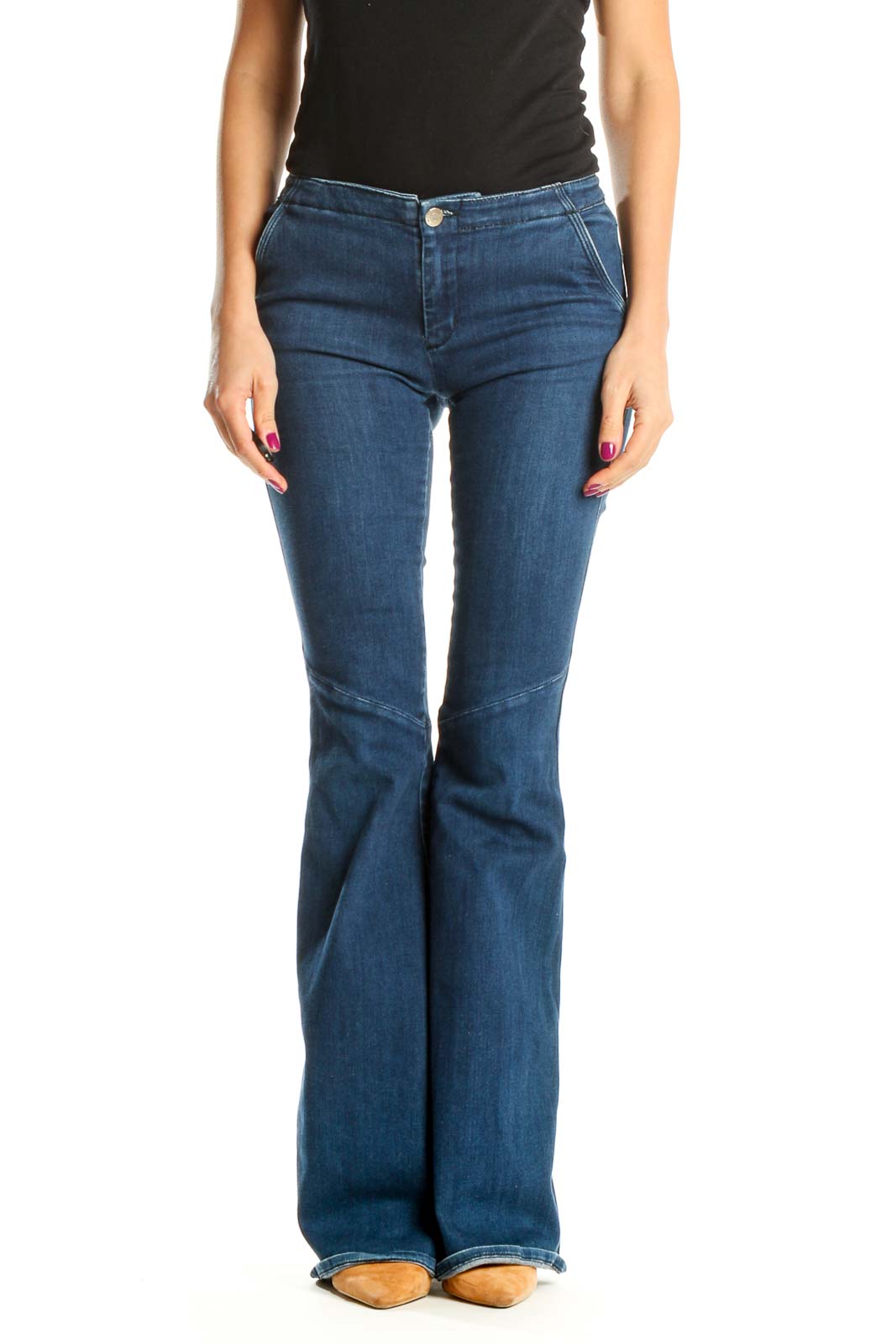 Blue Flare Jeans