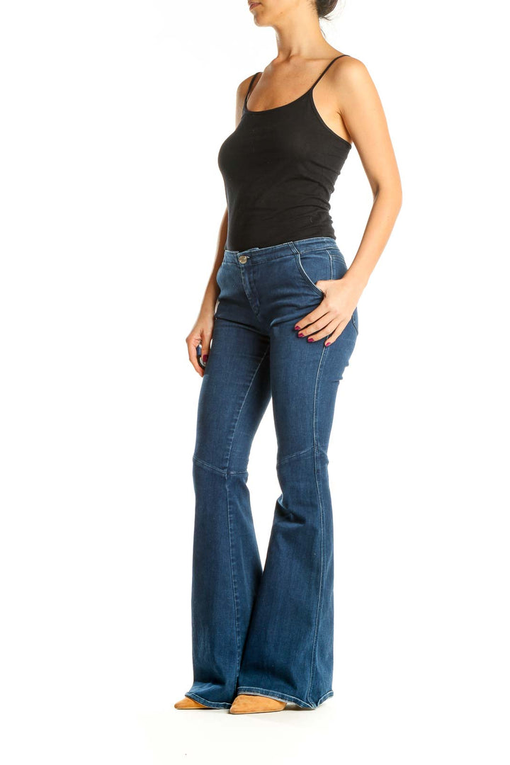 Blue Flare Jeans