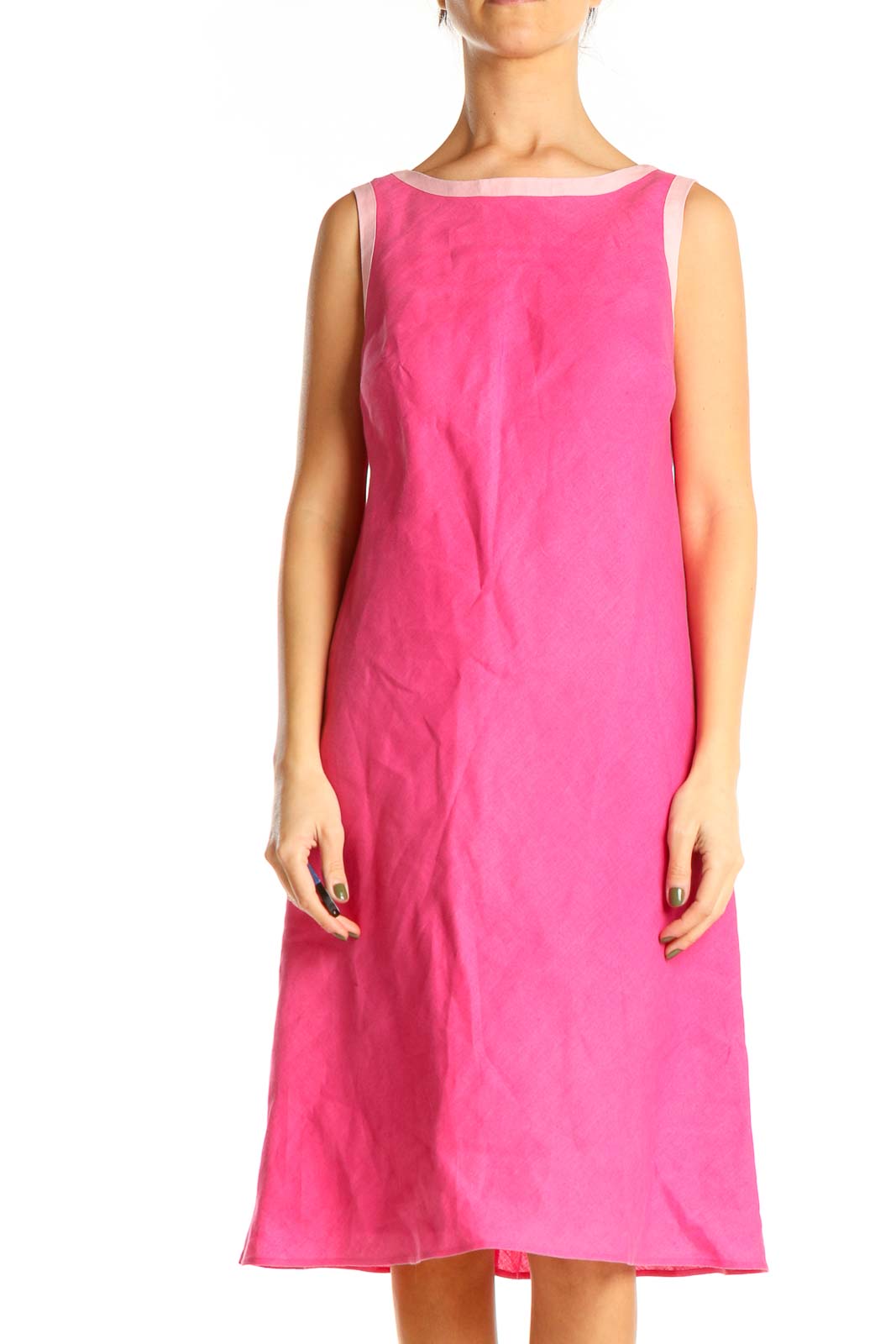 Pink Classic A-Line Dress