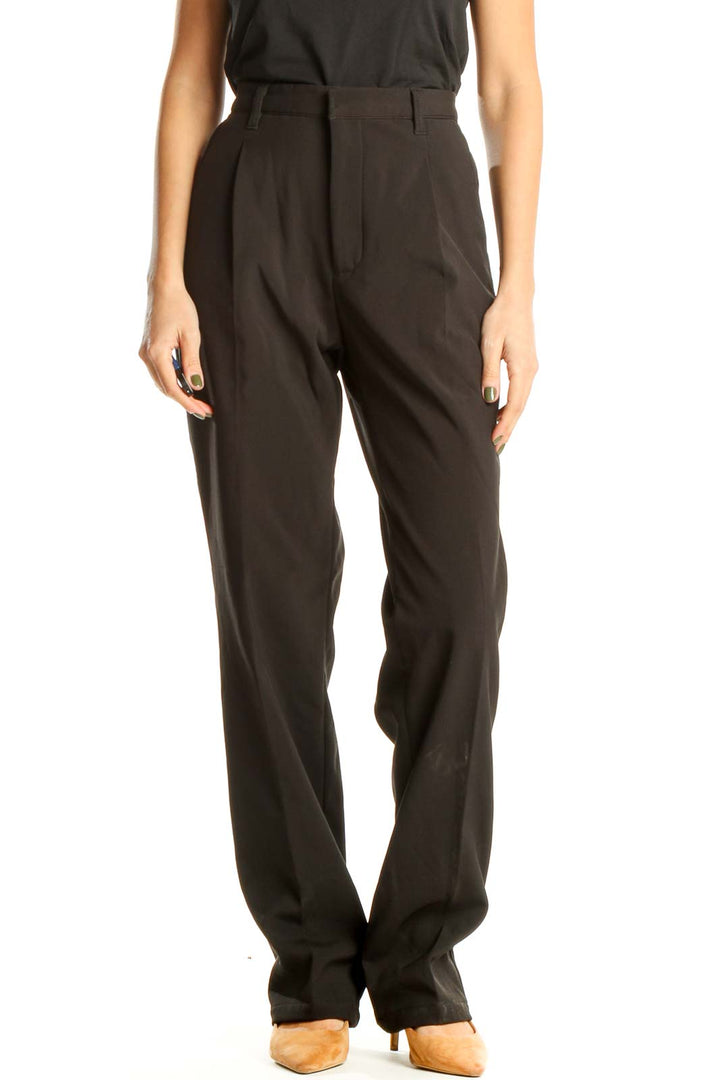 Black All Day Wear Trousers