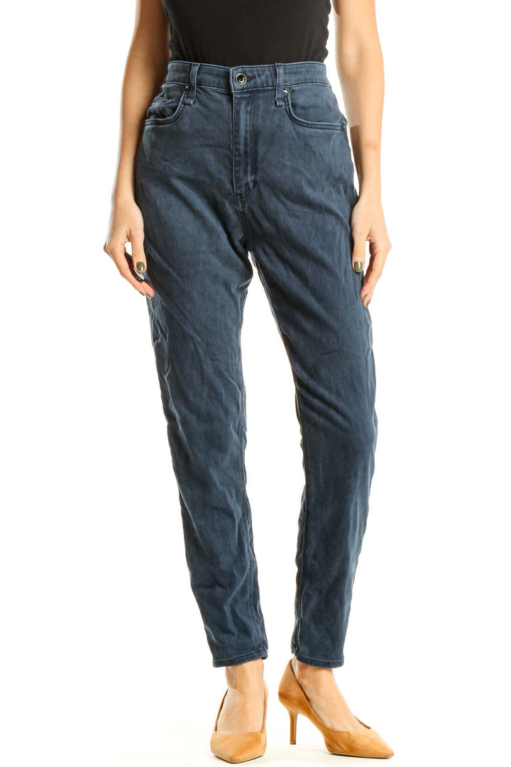Blue High Waisted Jeans