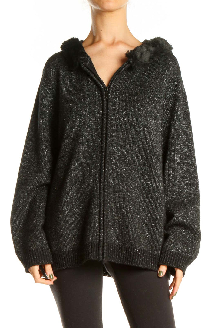 Gray Zip Up Jacket