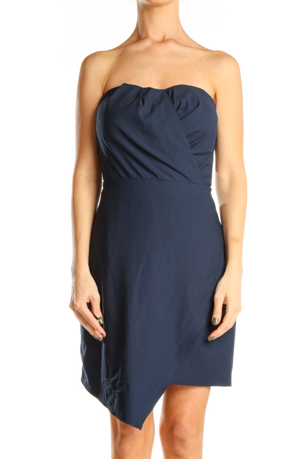 blue and gold lace dress Navy Blue Tulle Prom Dress with Gold Glitter Print Navy/Gold / 00