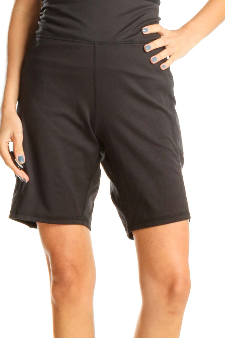 Black Activewear Shorts