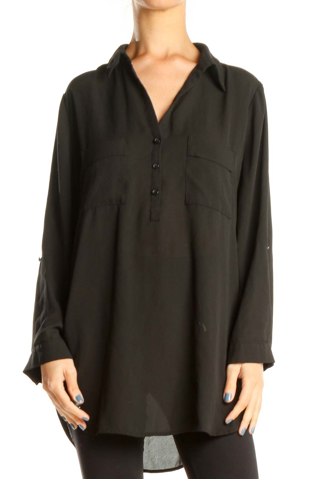 Black Casual Top