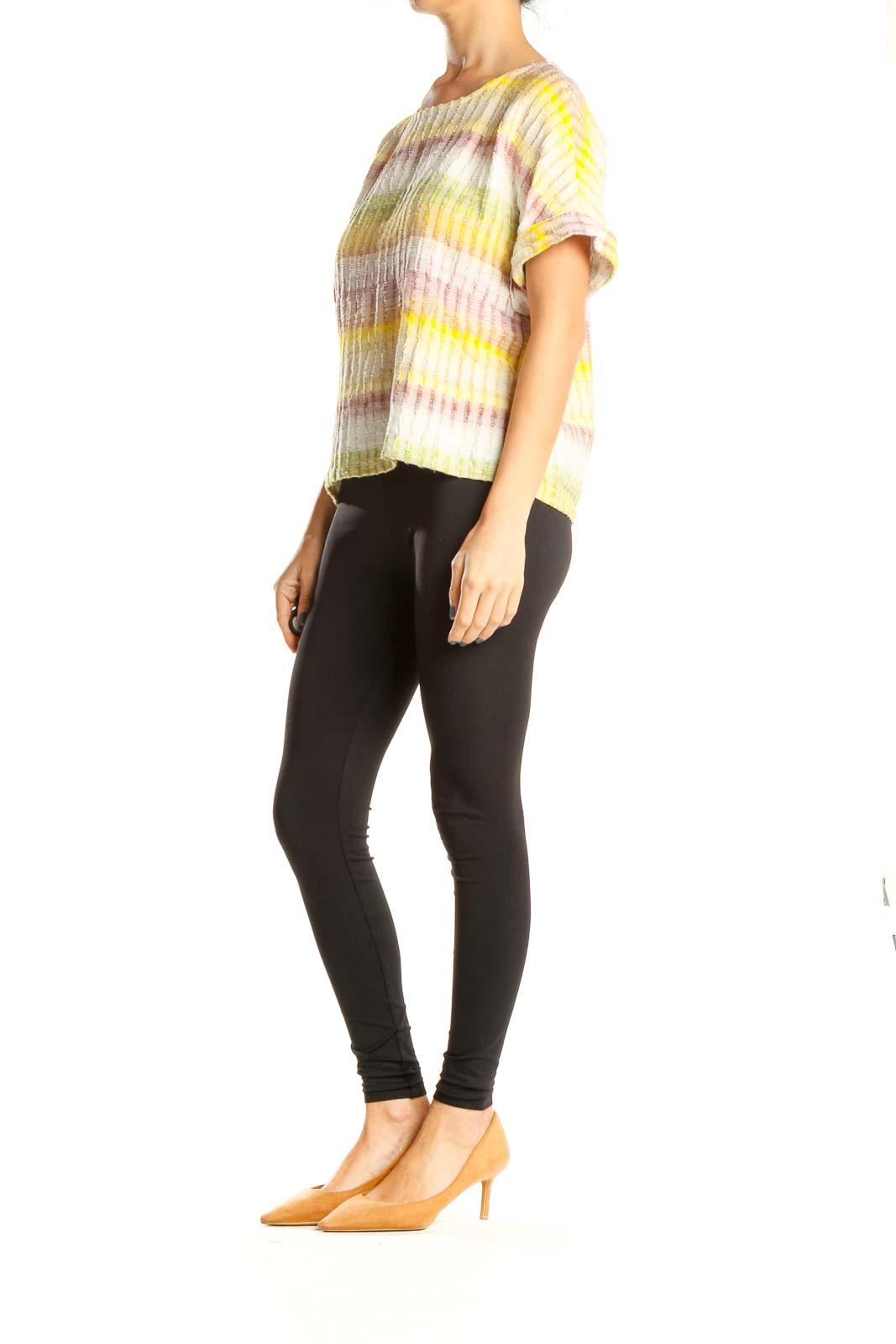 Multicolor Striped Casual Blouse