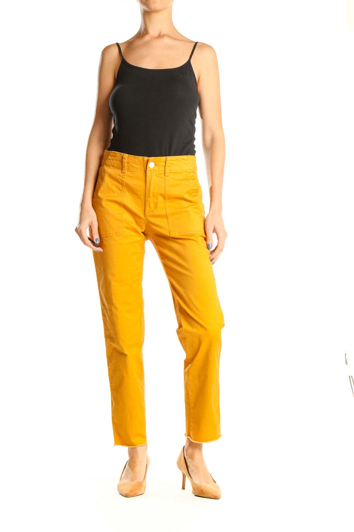 Yellow All Day Wear Pants