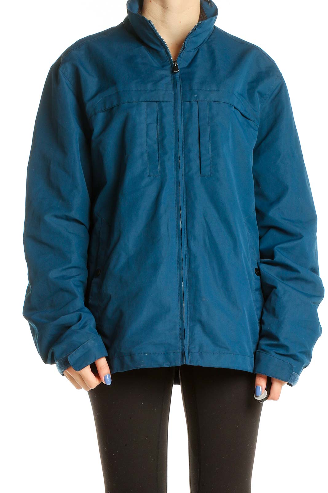 Blue Windbreaker Jacket