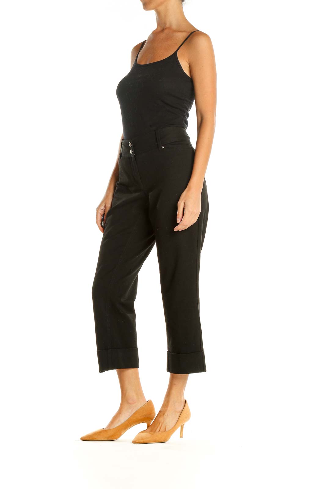 Black Cropped Pants