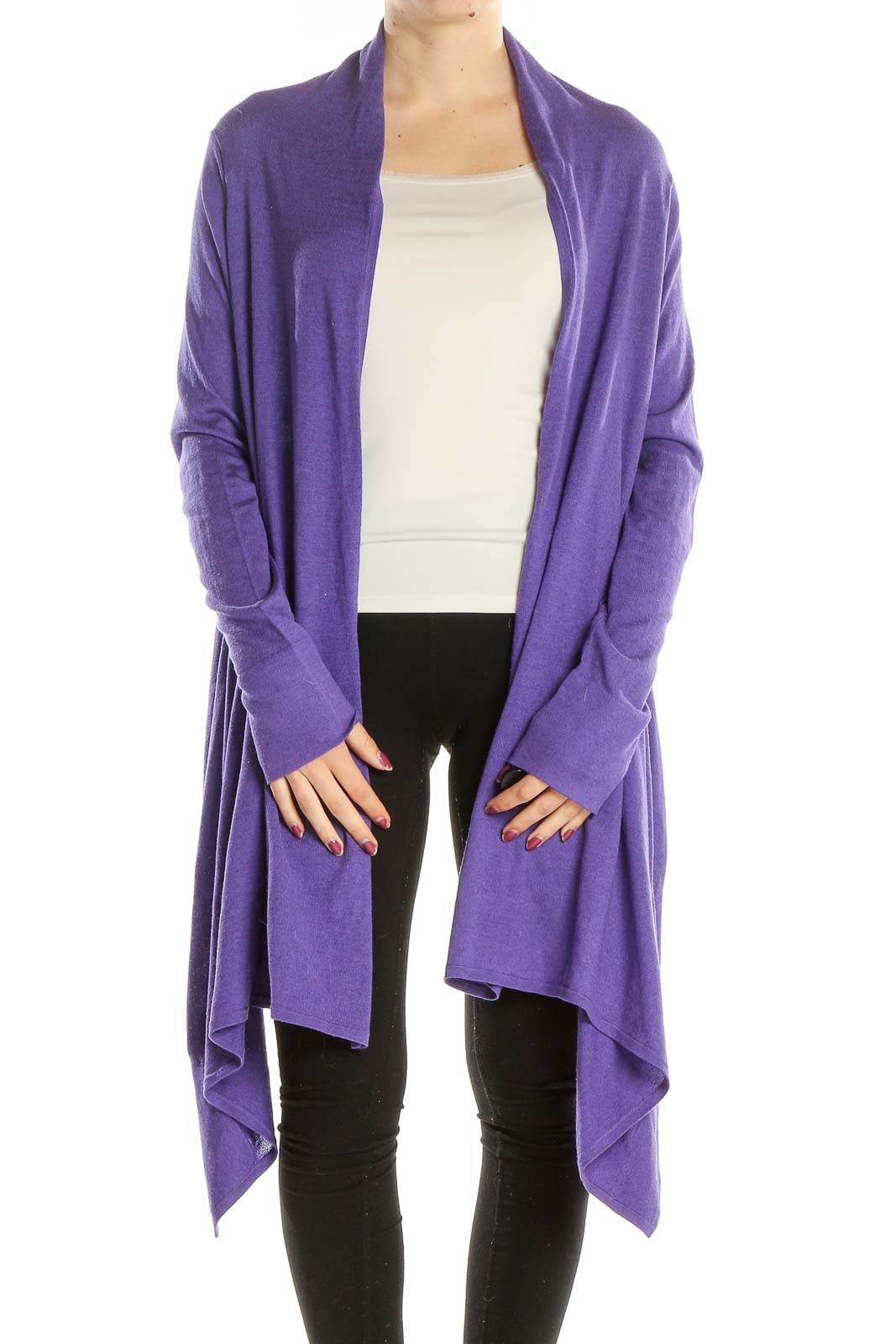 Purple Cardigan
