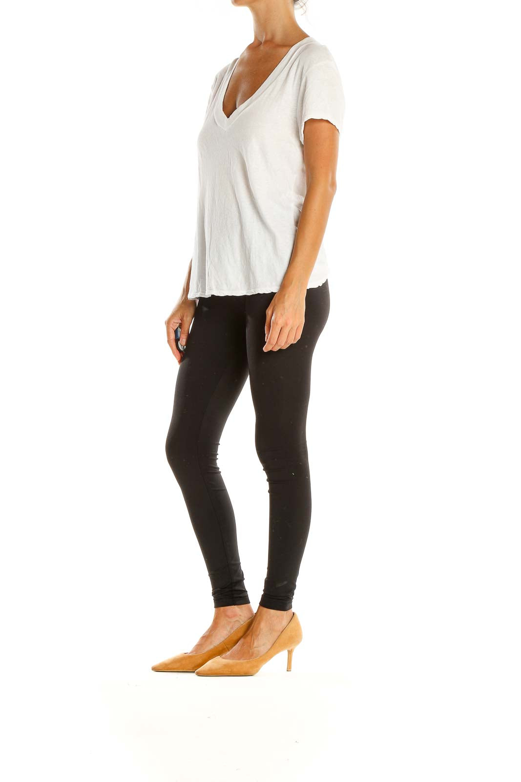 White Casual T-Shirt