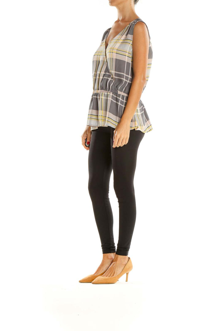 Multicolor Checkered Chic Blouse