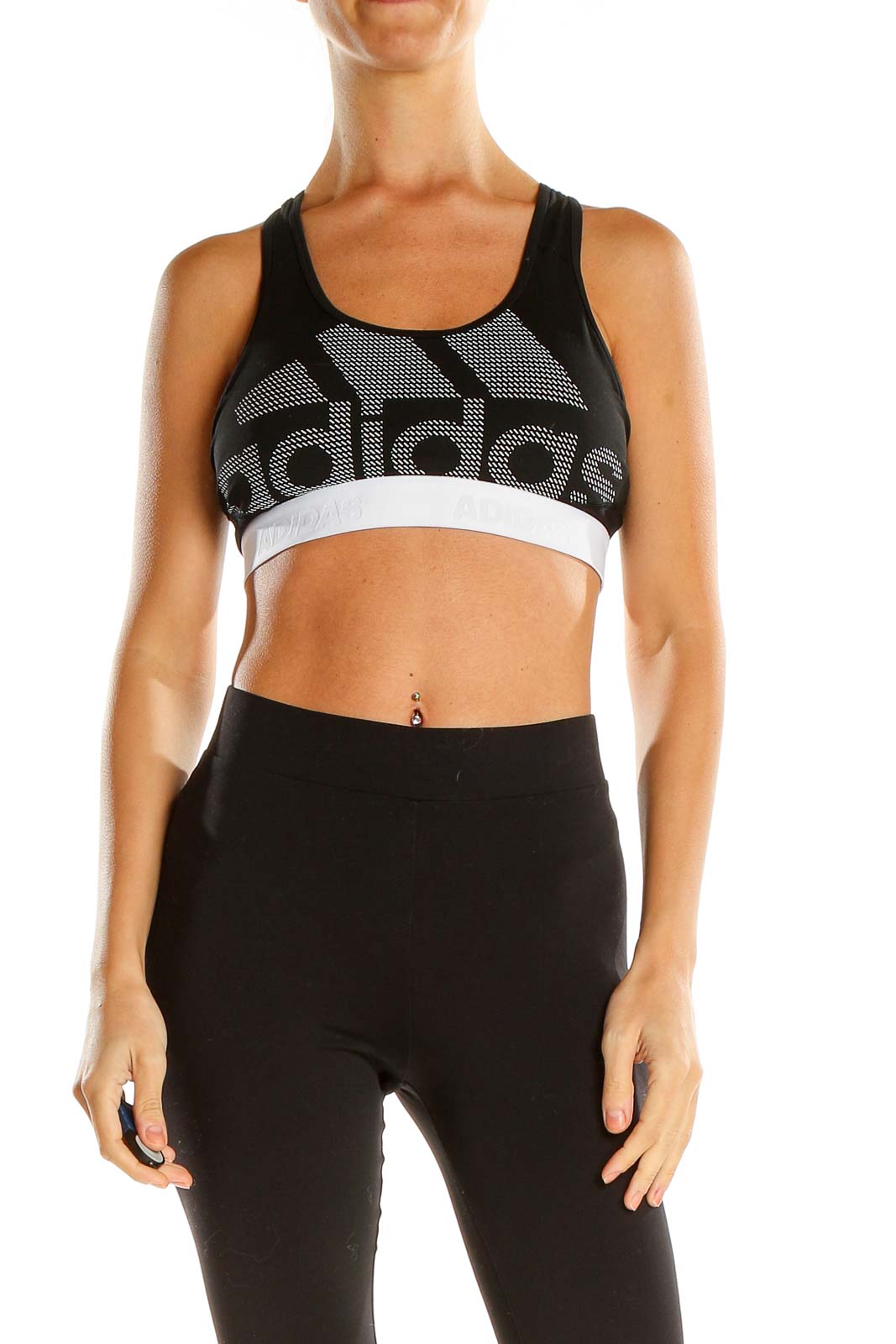 Black Activewear Sports Bra