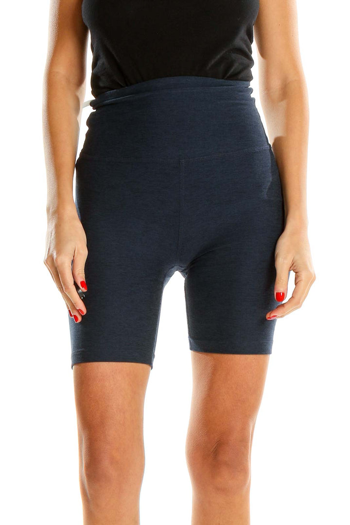 Blue Activewear Bike Shorts