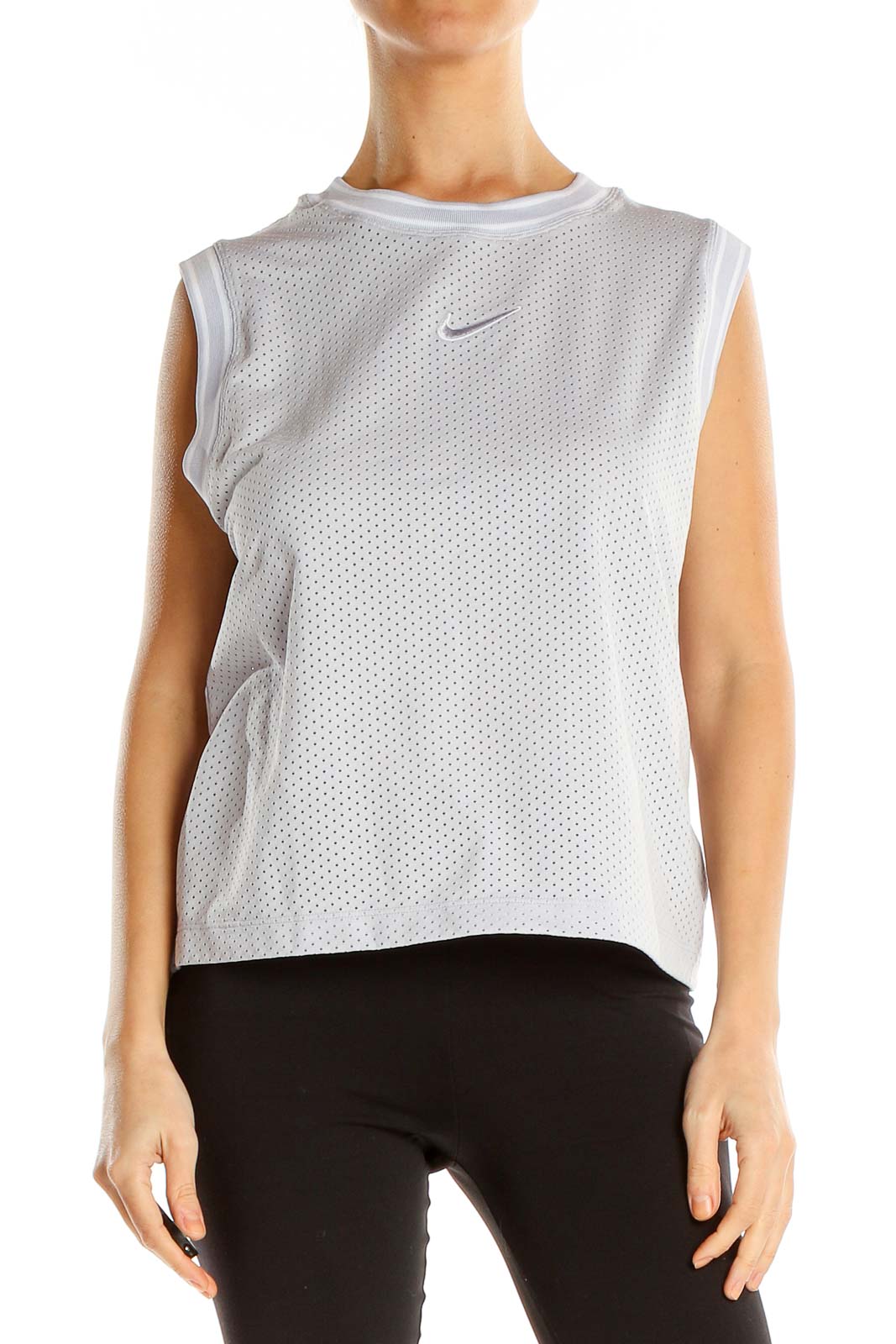Gray Activewear Top