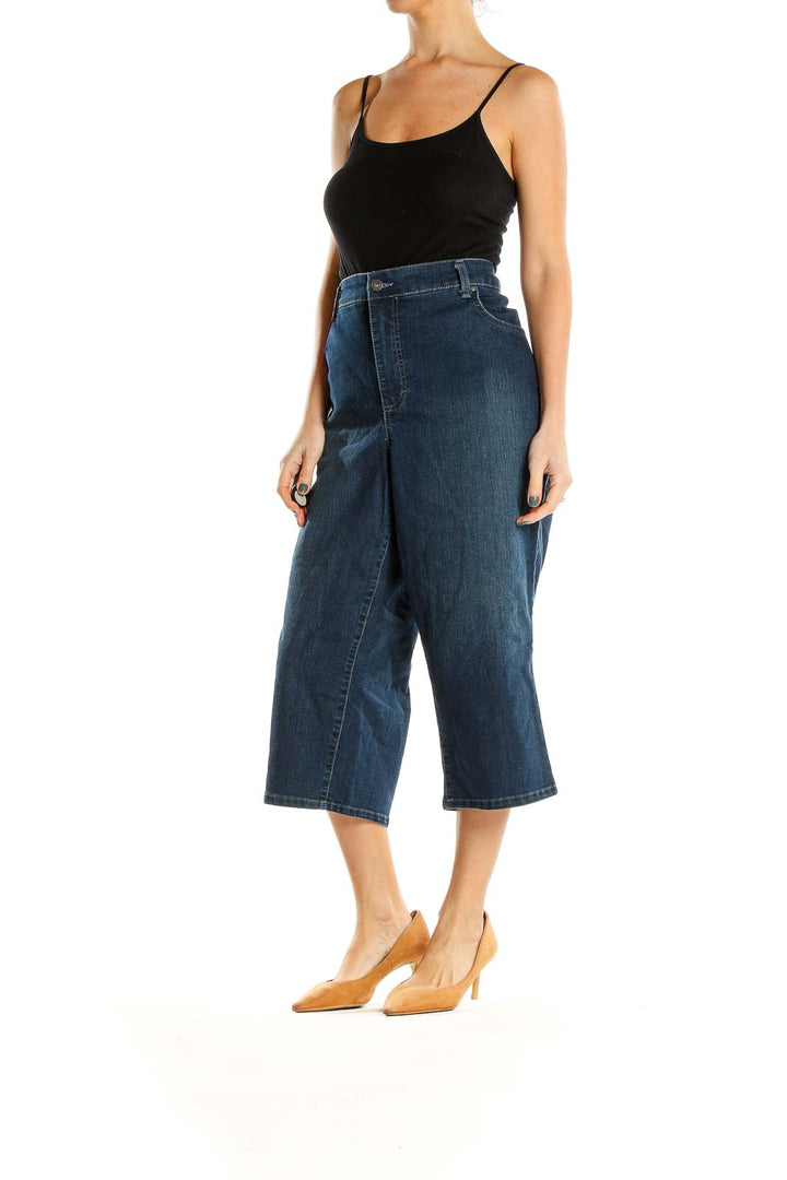 Blue Cropped Jeans