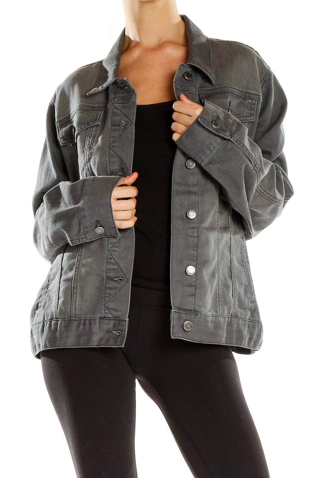 Gray Denim Jacket