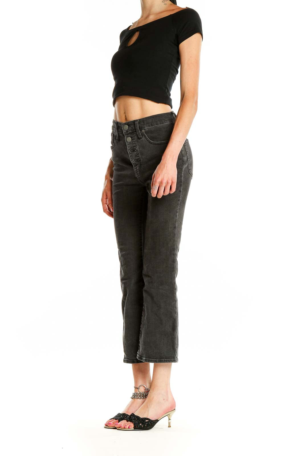 Black High Waisted Jeans