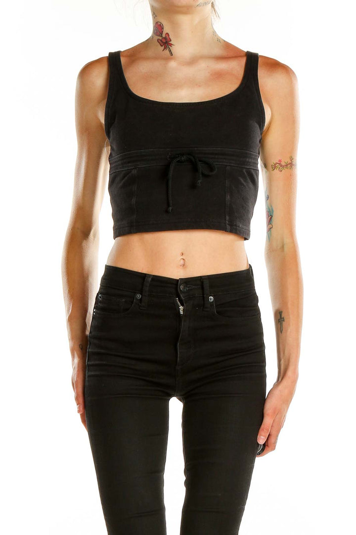 Black Chic Crop Top