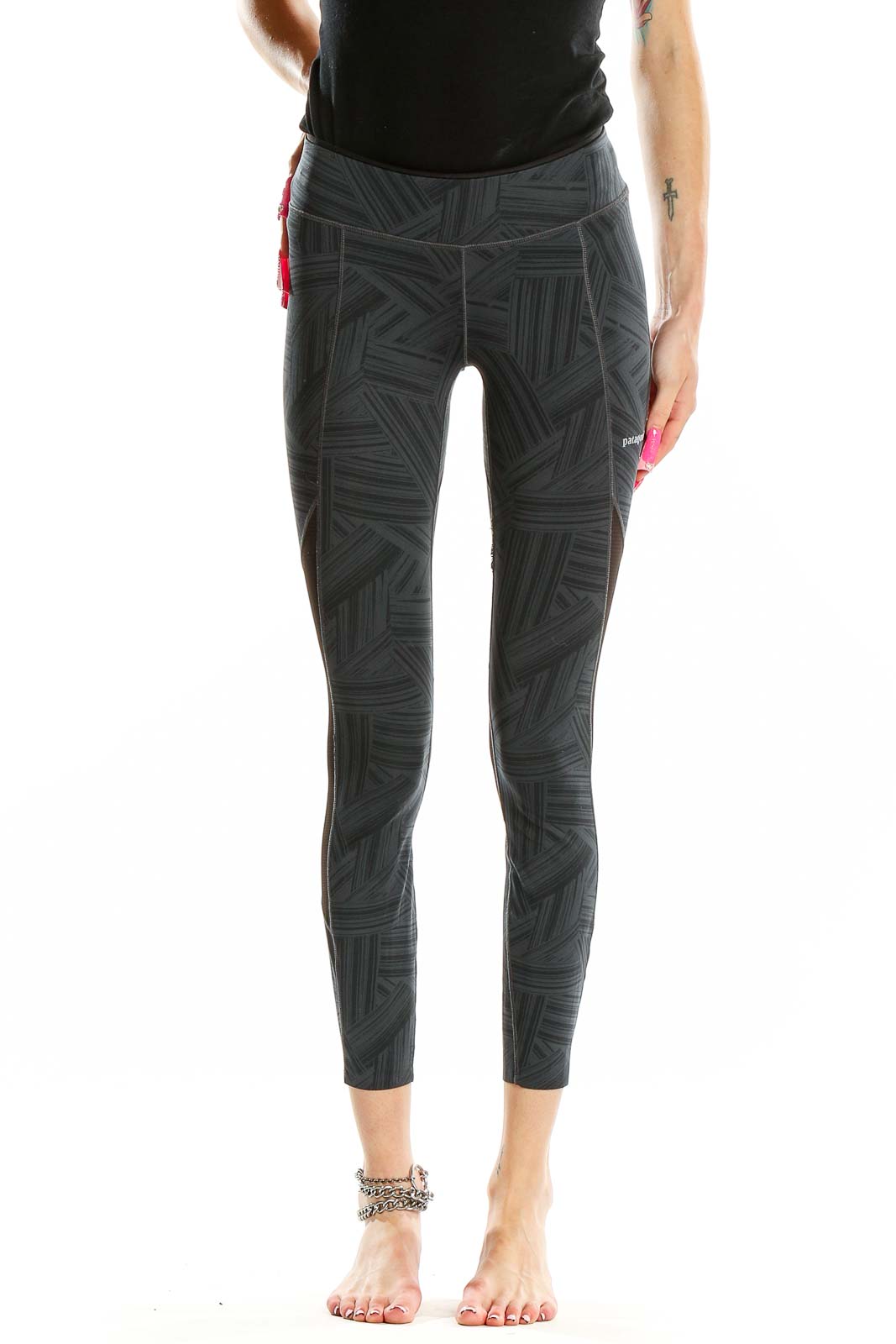 Gray Printed Legging