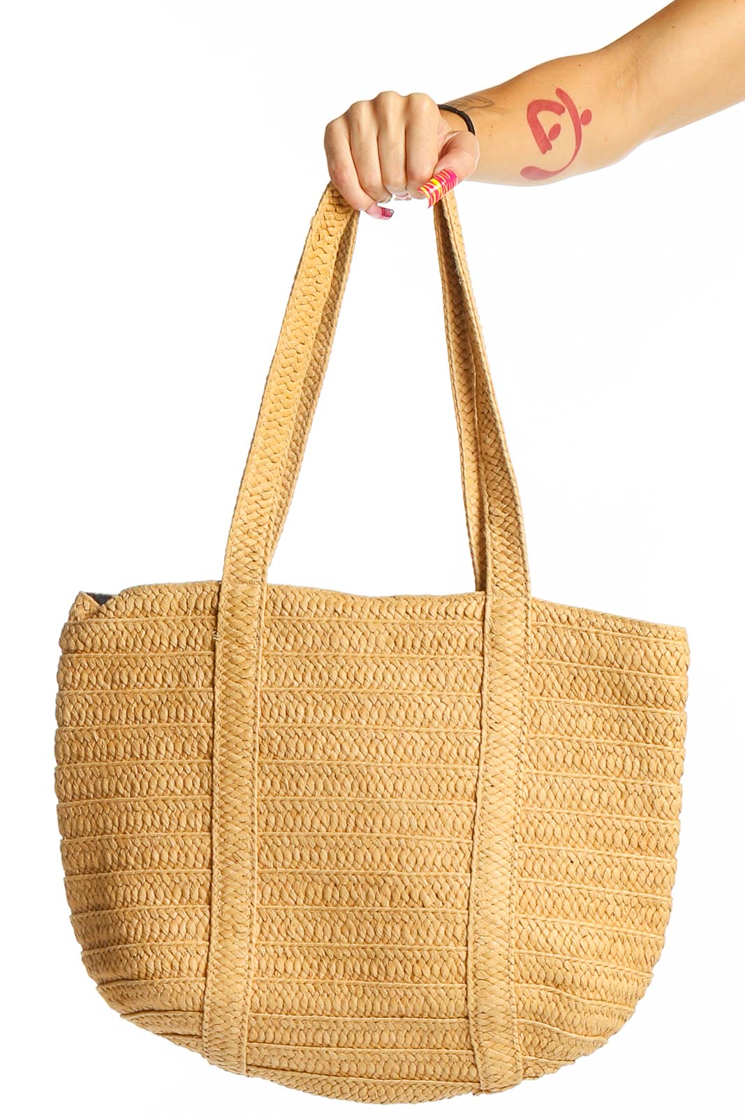 Orange Plain Bag