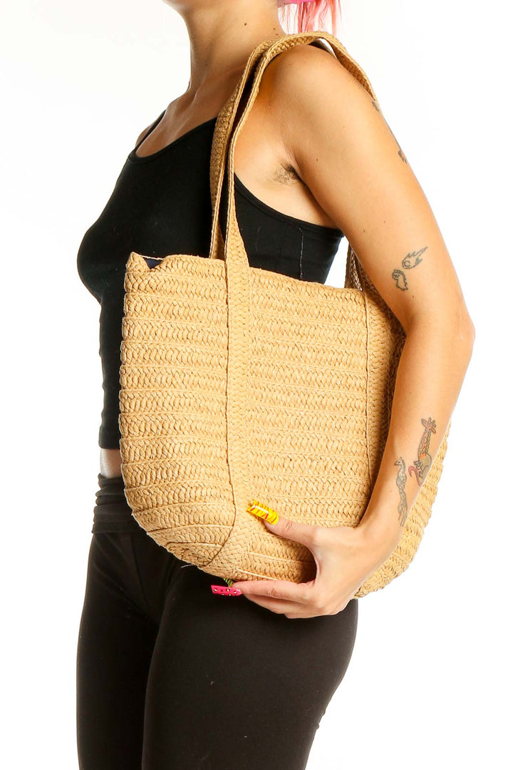 Orange Plain Bag