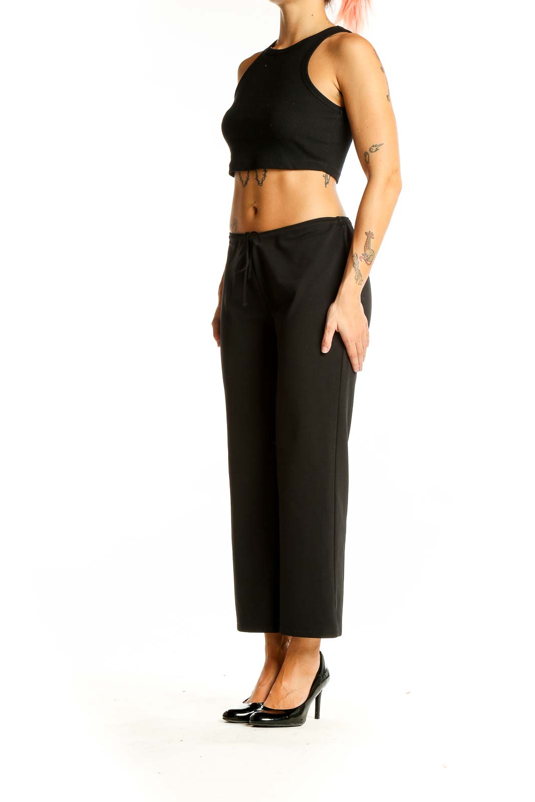 Black Drawstring Pants