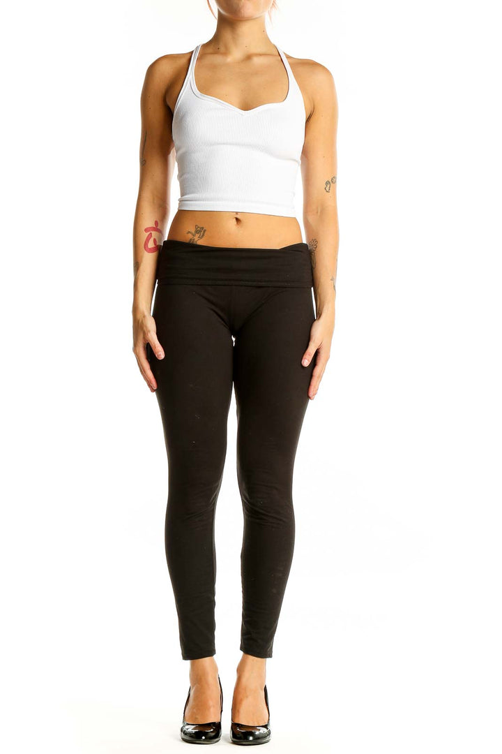 White Activewear Top
