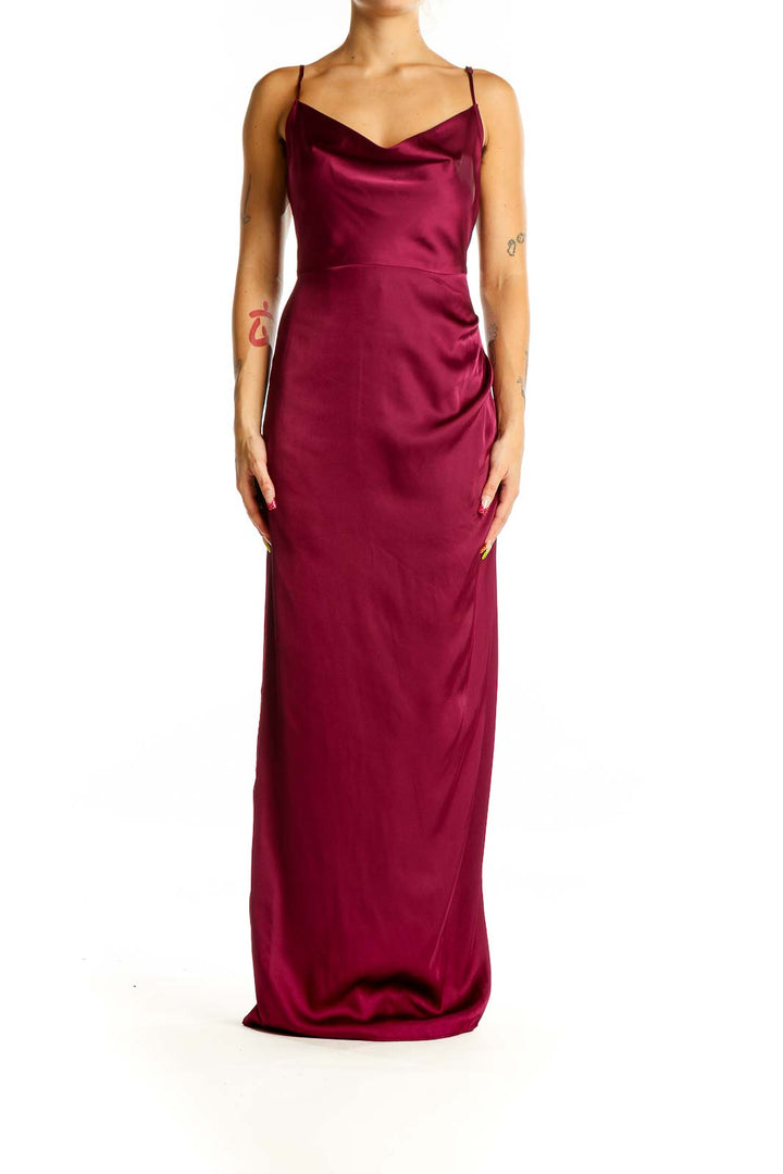 Red Cocktail Party Evening Dress