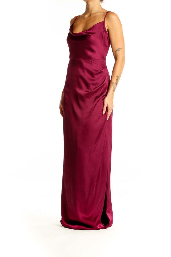 Red Cocktail Party Evening Dress