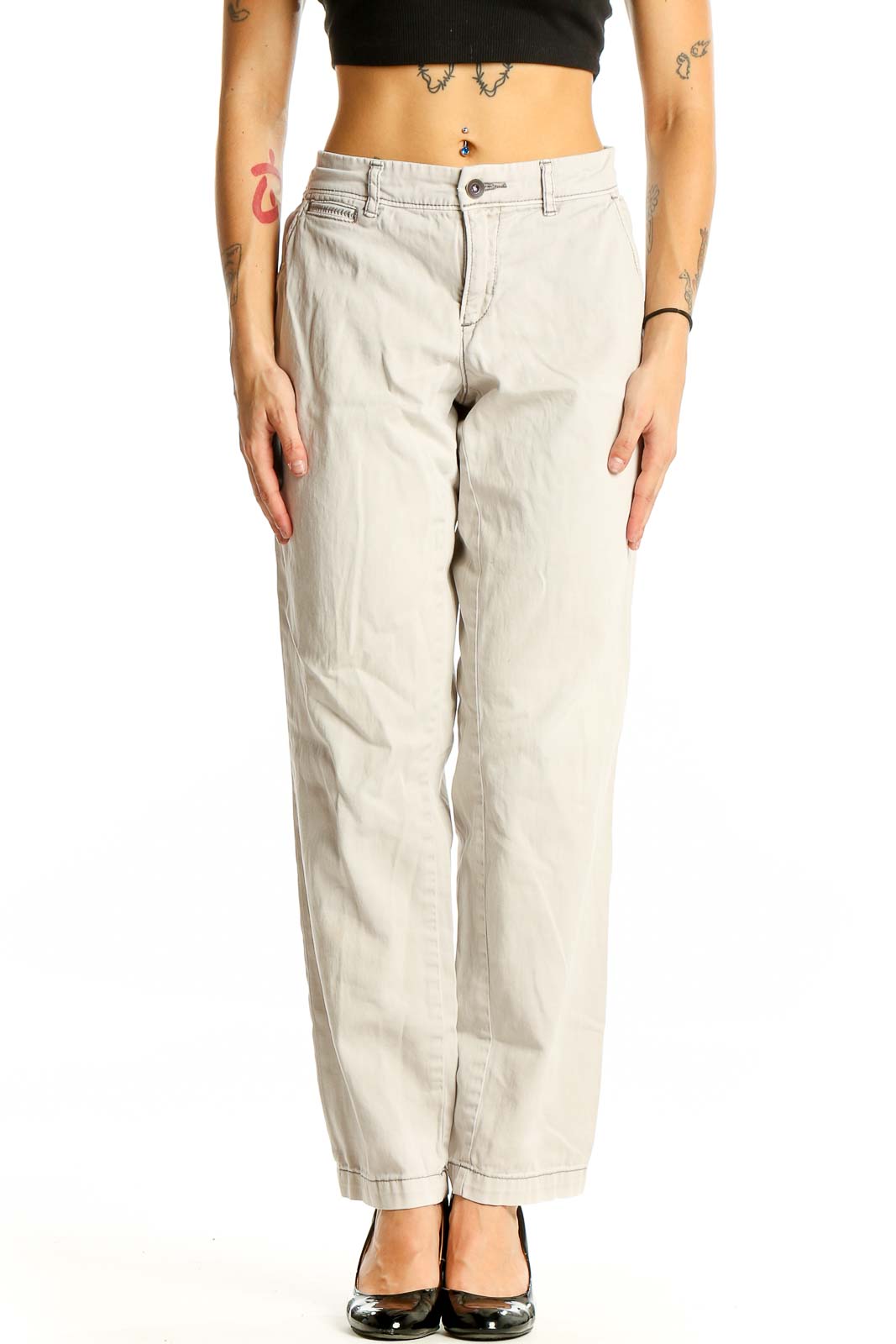 Yoli Cotton tapered pants　(Beige Yoli / Cotton taperd pants（Lady's.Men's） | arch