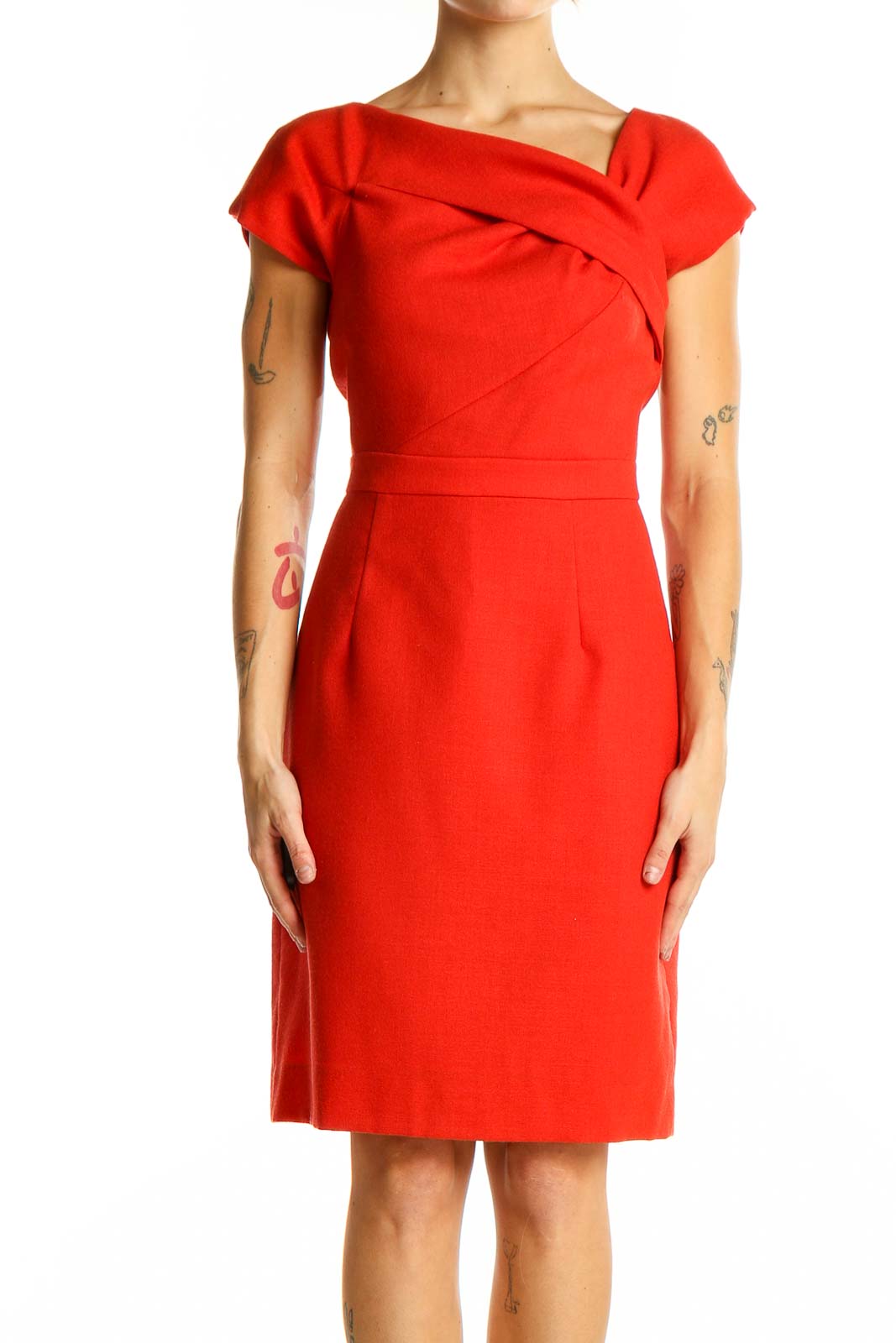 strapless open back dress White Slim Fit Sleeveless Sheath Dress – Olivia Dress