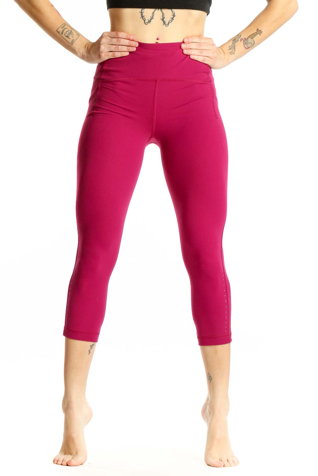 Lululemon Magenta High-Waisted Capri Leggings - Size S – SilkRoll