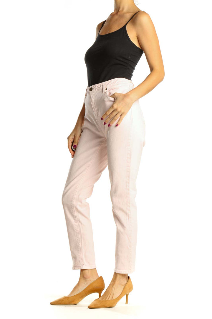Pink High Waisted Jeans