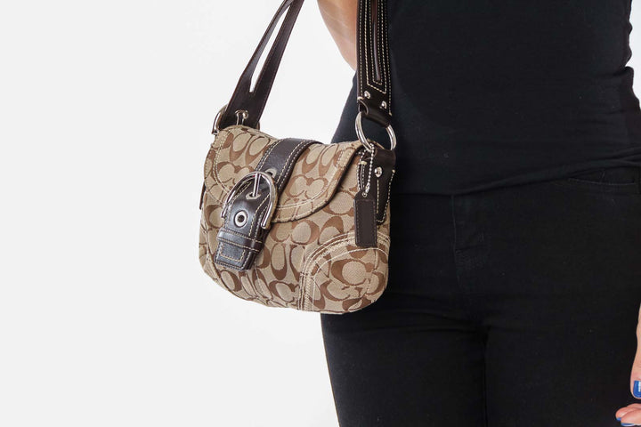 Brown Monogram Mini Tote