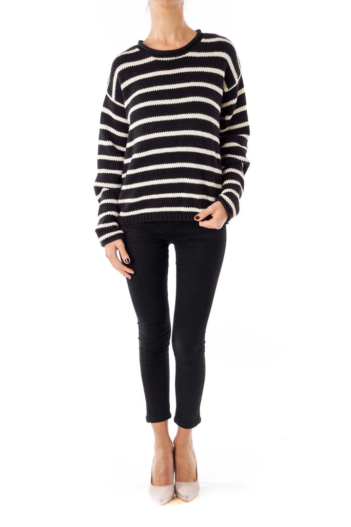 Black & White Stripe Sweater