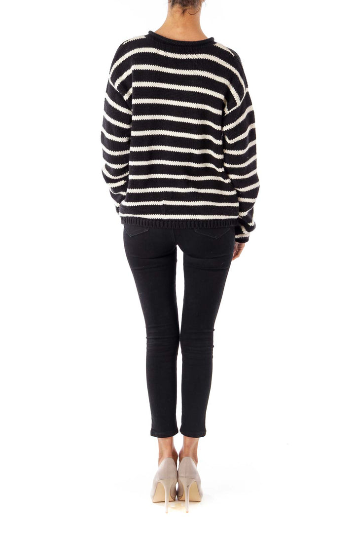 Black & White Stripe Sweater