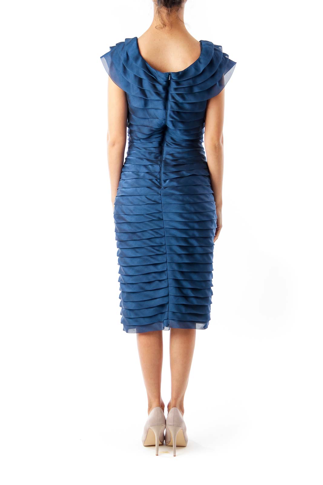 Blue Ruffle Dress