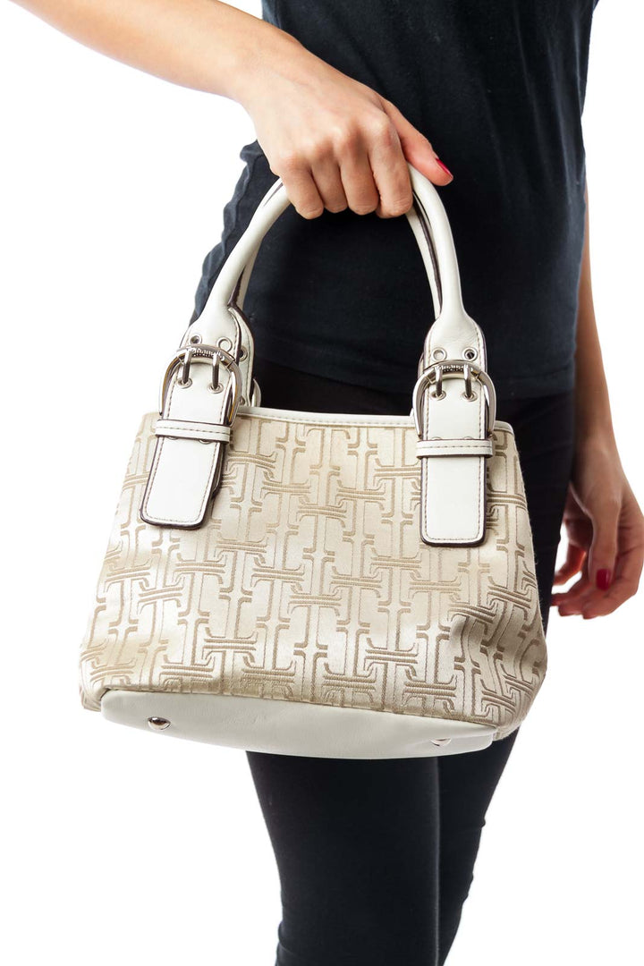 Beige Pattern Tote Bag