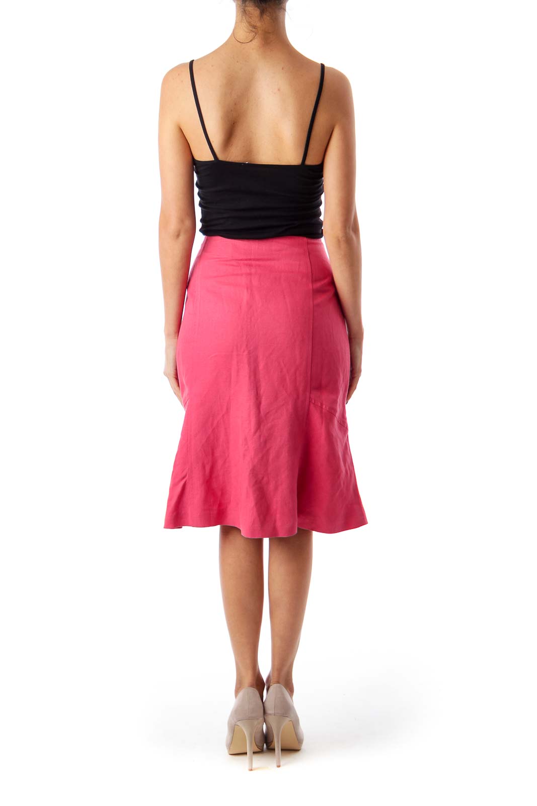 Pink A-line Skirt