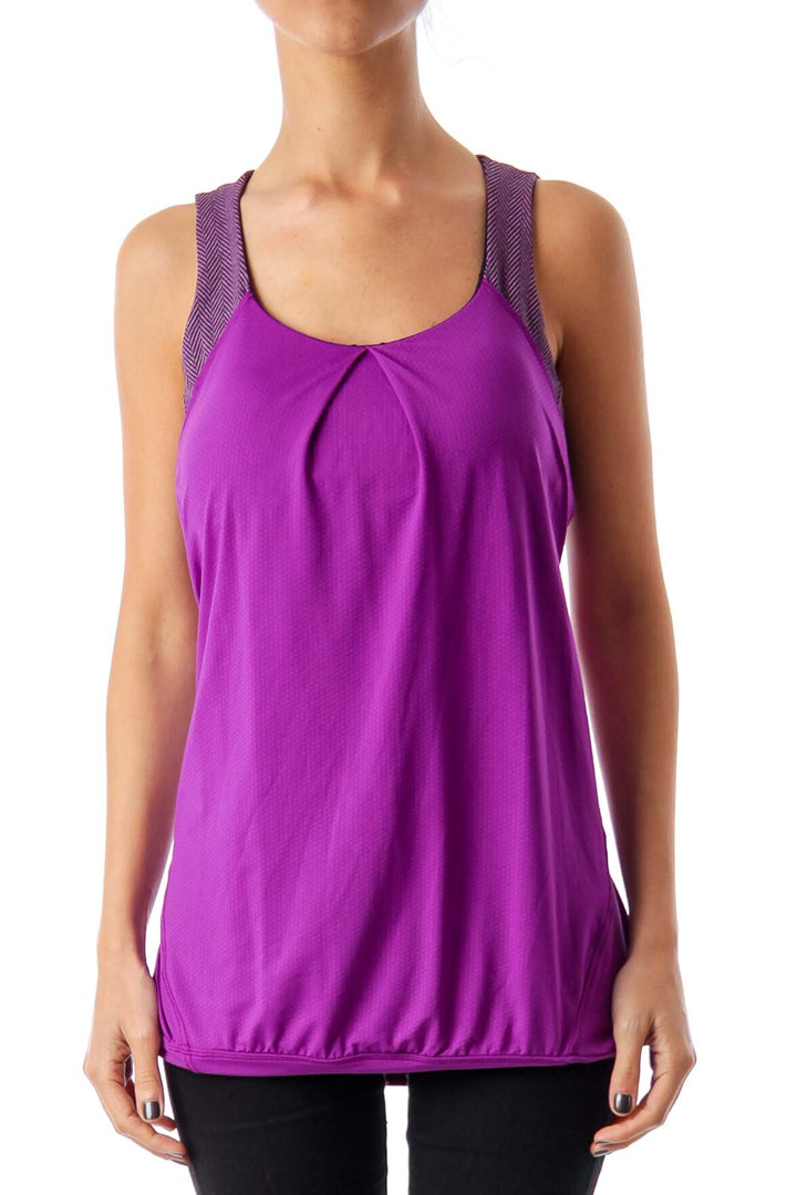 Purple Yoga Tank Top