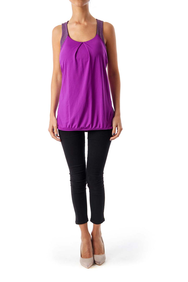 Purple Yoga Tank Top