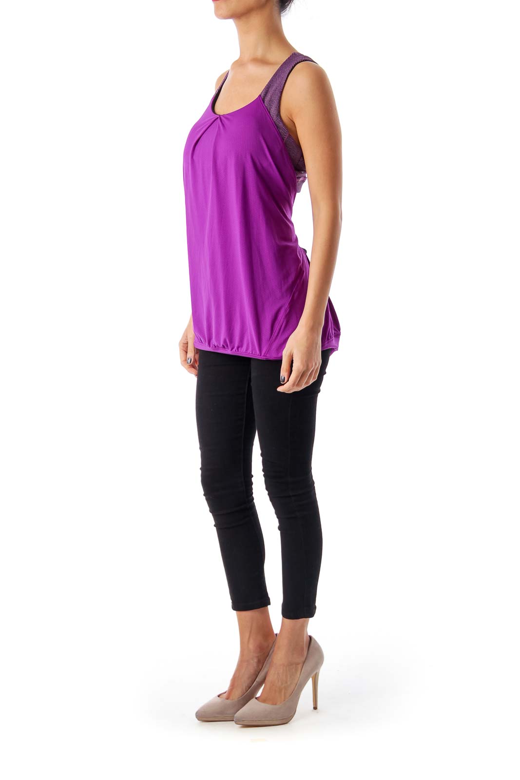 Purple Yoga Tank Top