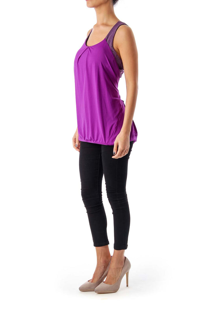 Purple Yoga Tank Top