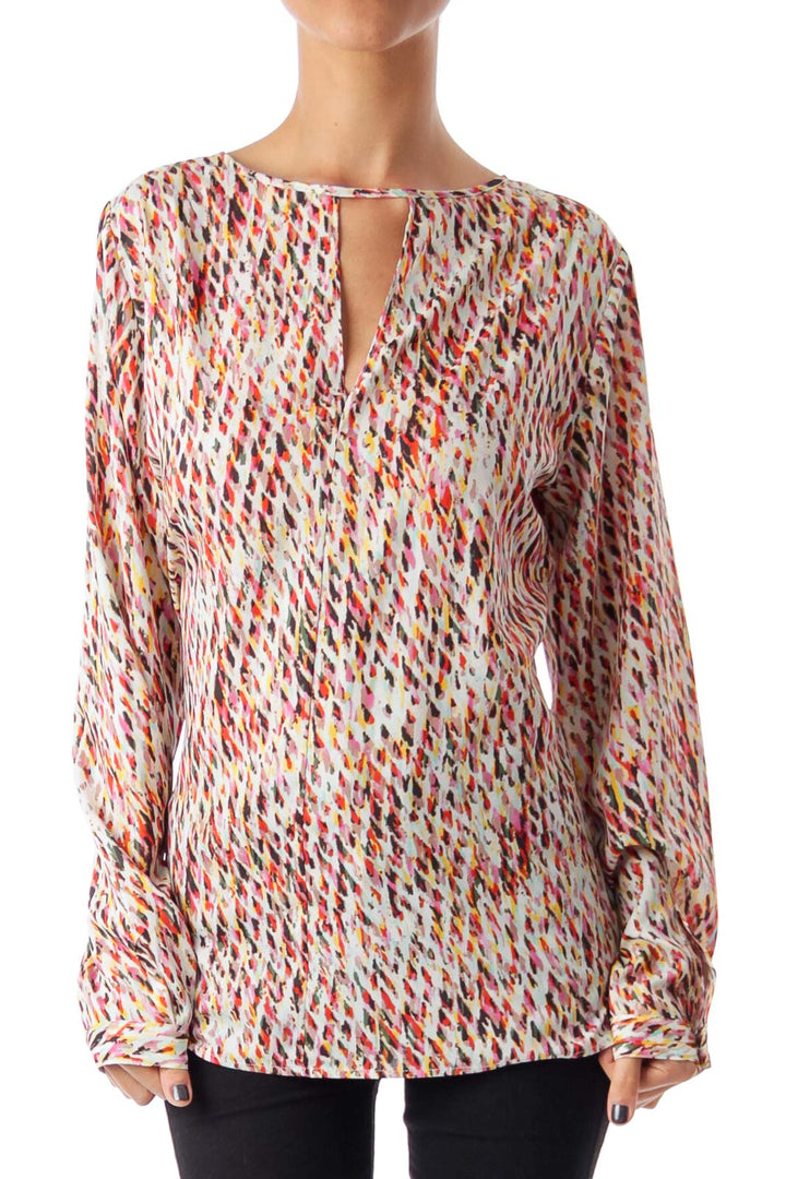 Multicolor Print Blouse