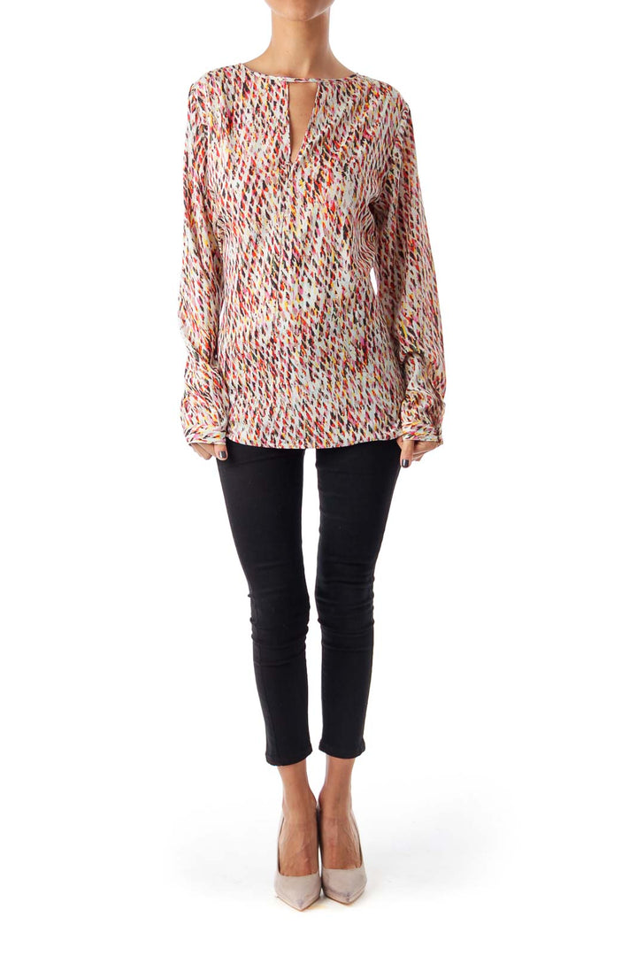 Multicolor Print Blouse